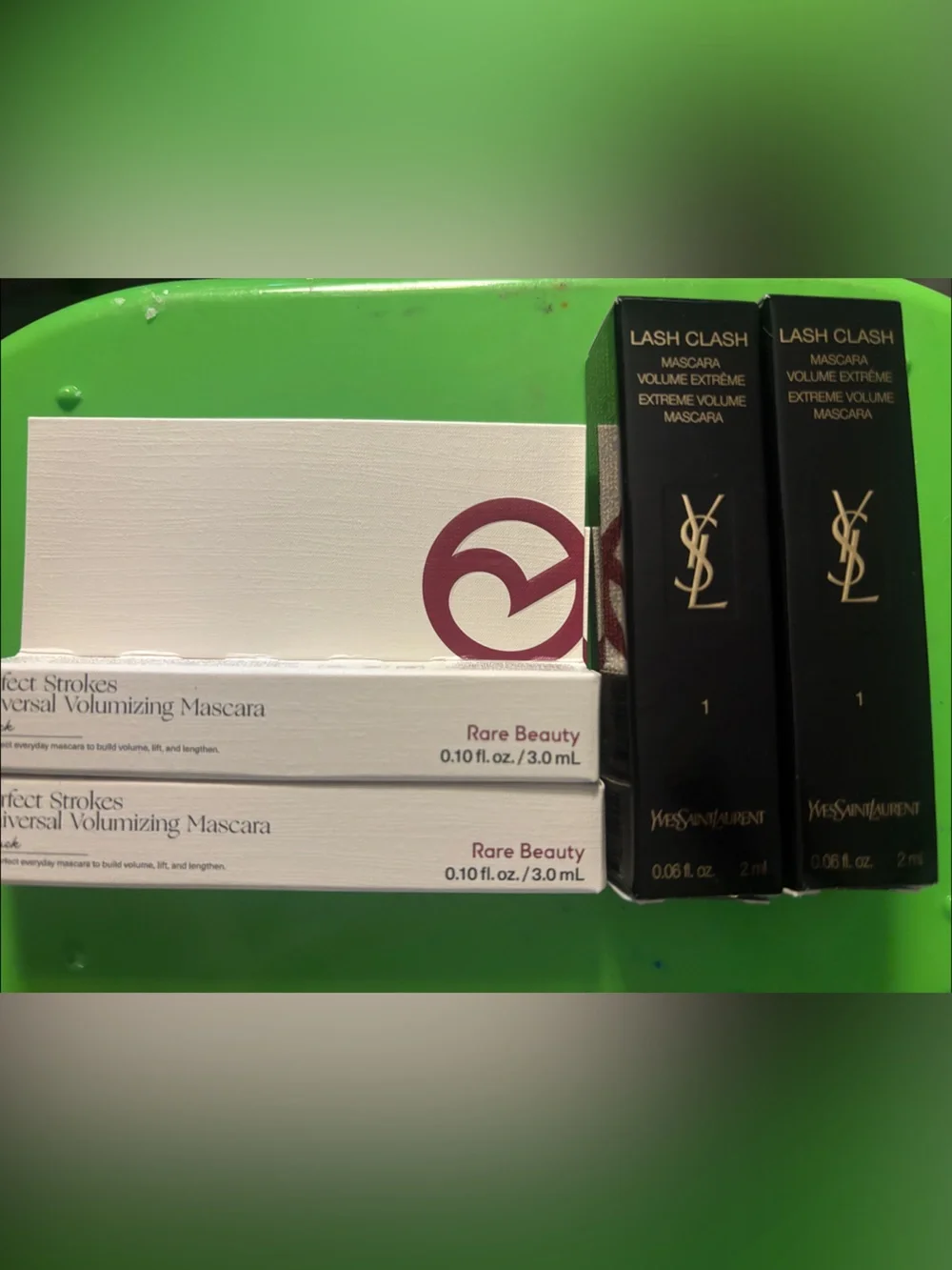 Yves Saint Laurent Lash Clash Mascara + Rare Beauty Mini Mascaras - (328)